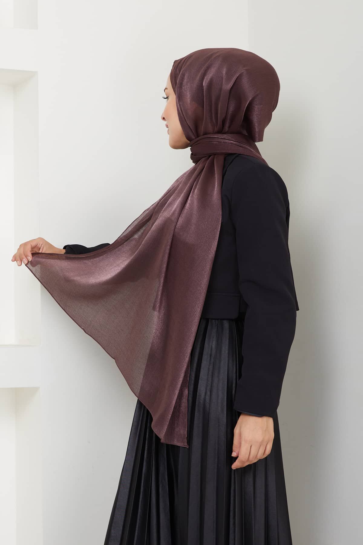 Mina Parlak Abiye Şal