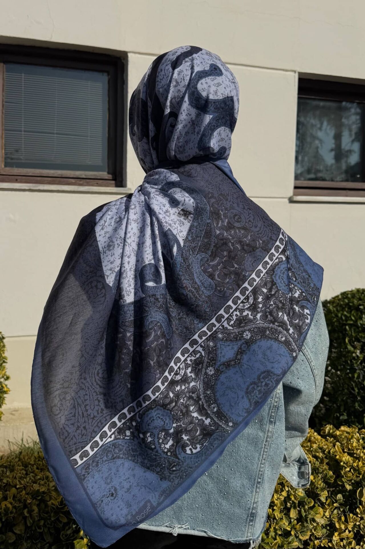 Etnik Desen Retro Soft Şal