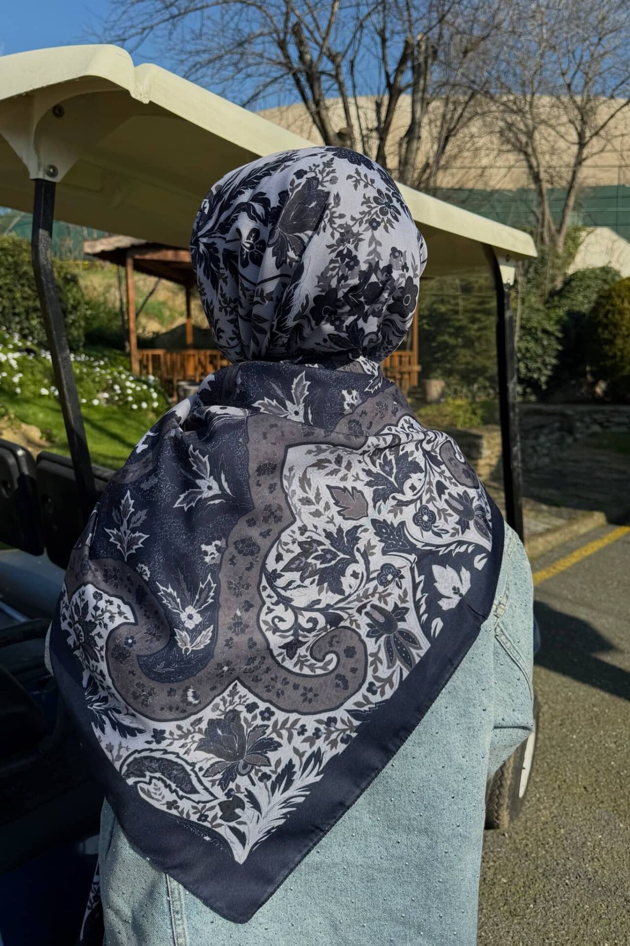 Etnik Desen Retro Soft Şal