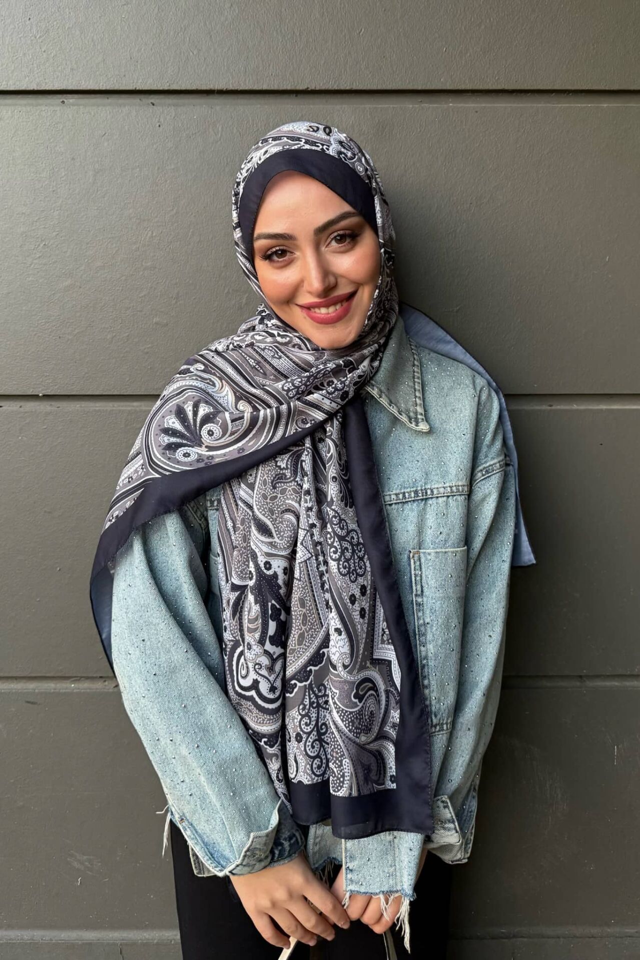 Etnik Desen Retro Soft Şal