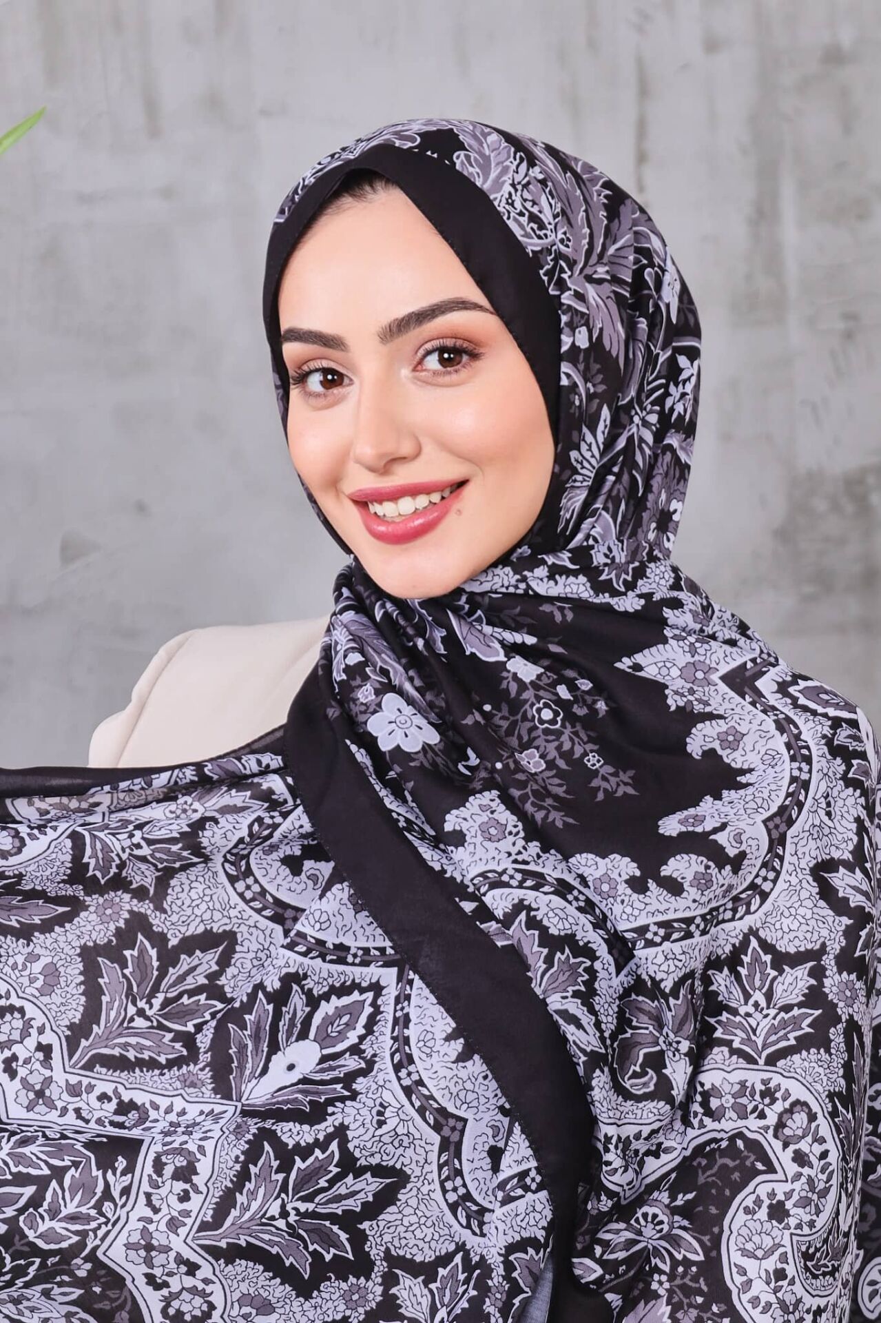 Etnik Desen Retro Soft Şal