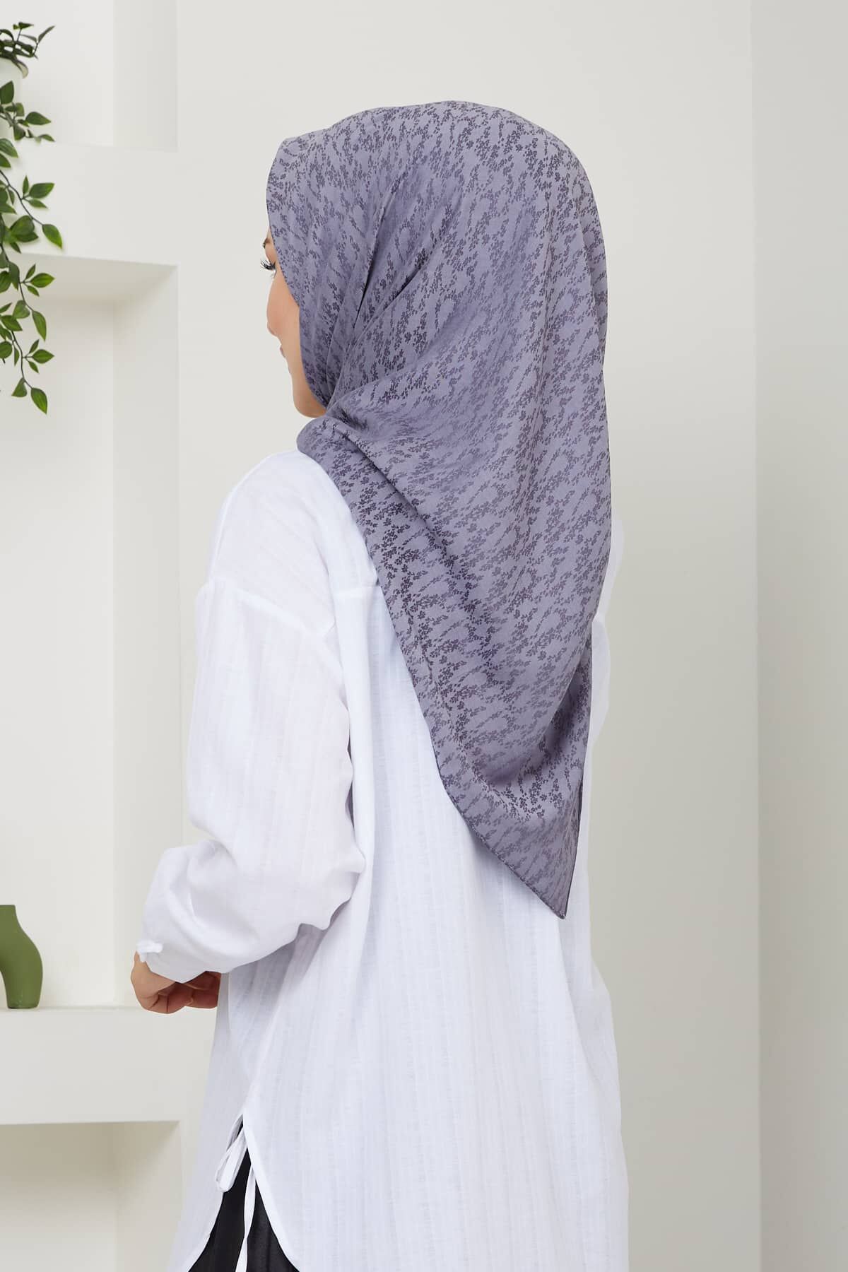 Pamuksu Çiçek Eşarp