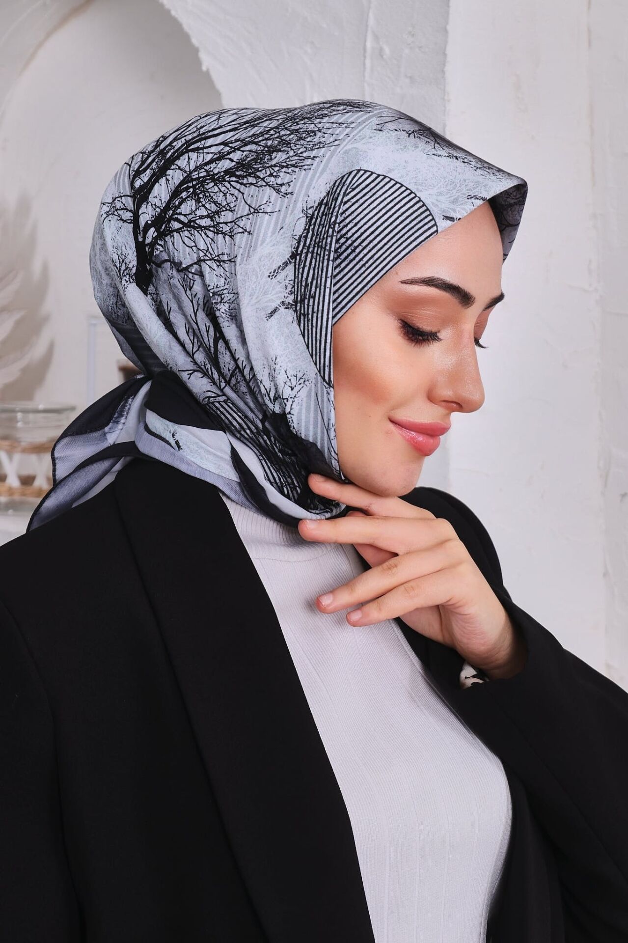 Ağaç Dalı Soft Eşarp