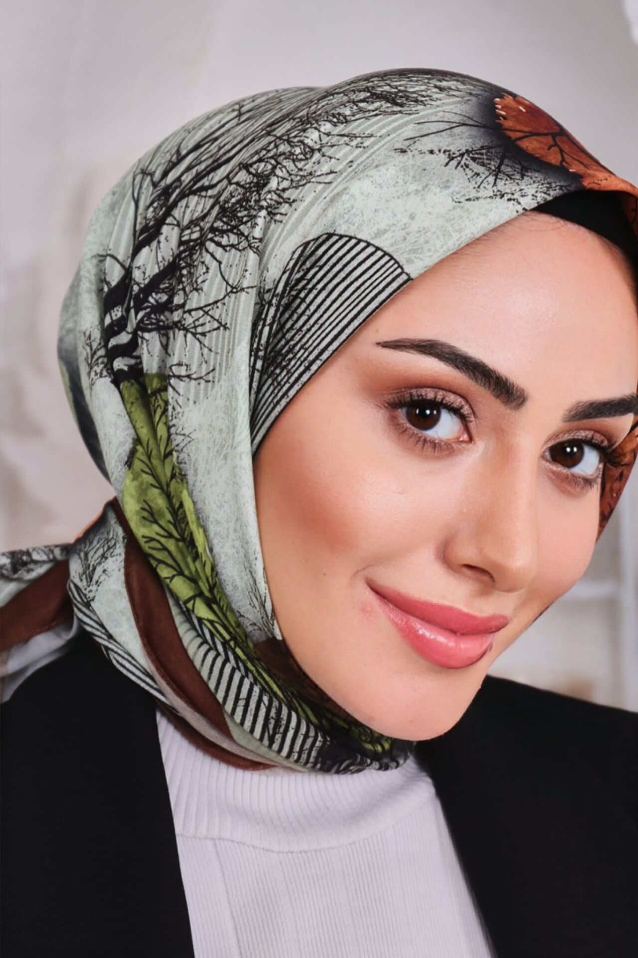 Ağaç Dalı Soft Eşarp