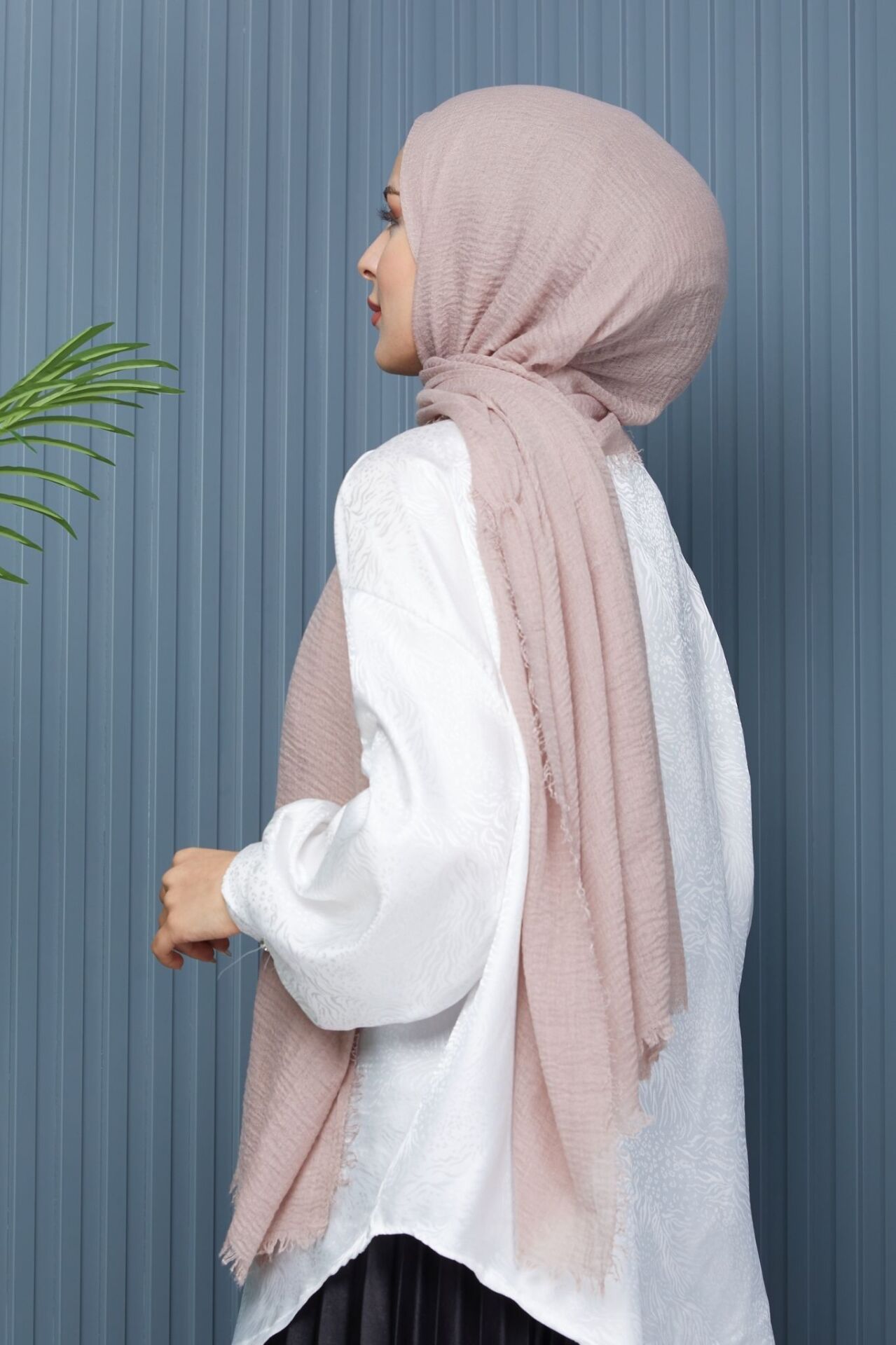 Pamuksu Parlak Bürümcük Şal