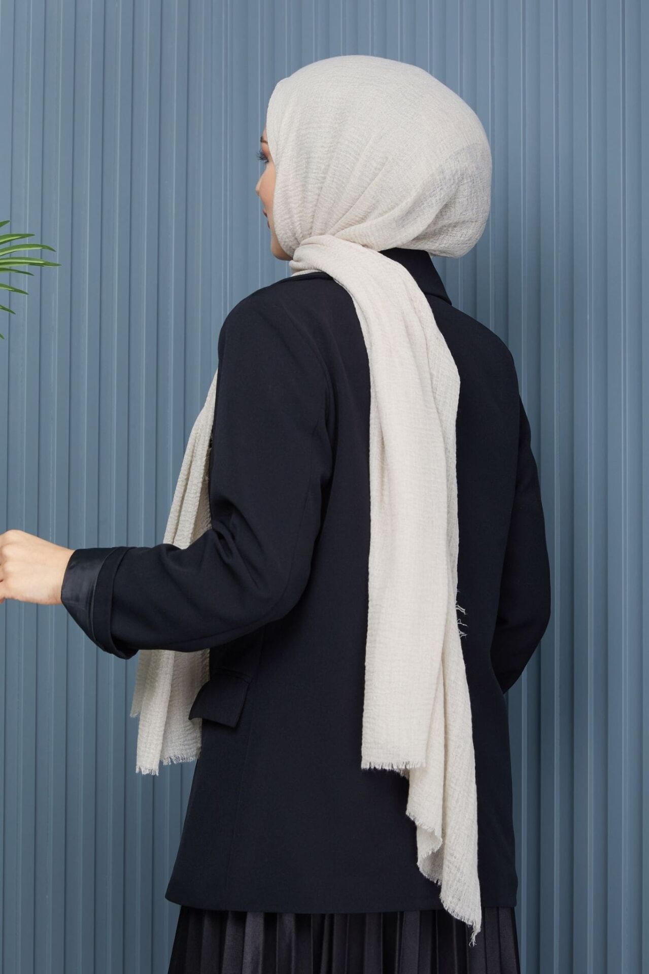 Pamuksu Parlak Bürümcük Şal