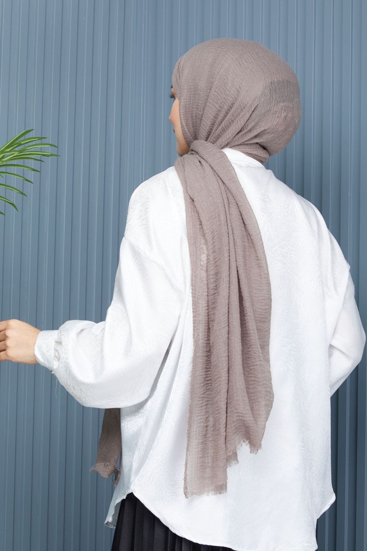 Pamuksu Parlak Bürümcük Şal