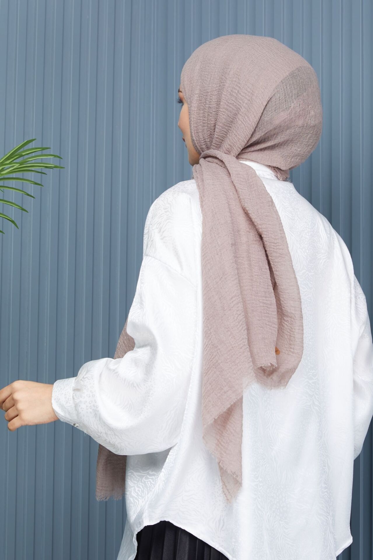 Pamuksu Parlak Bürümcük Şal