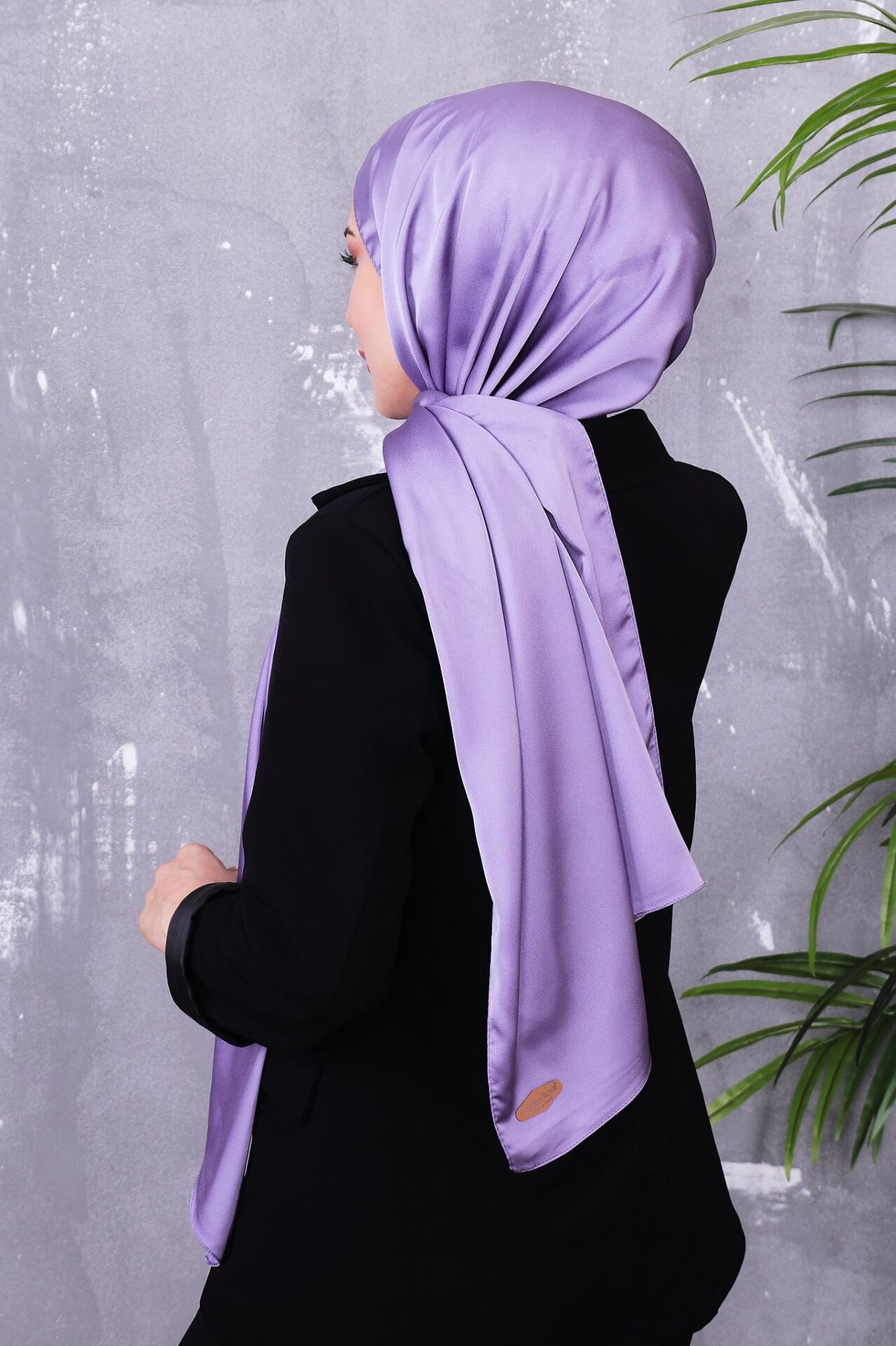 Kumsal Lüks Saten Parlak Abiye Şal