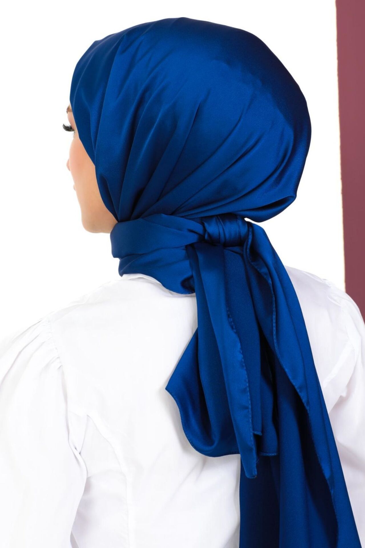 Kumsal Lüks Saten Parlak Abiye Şal