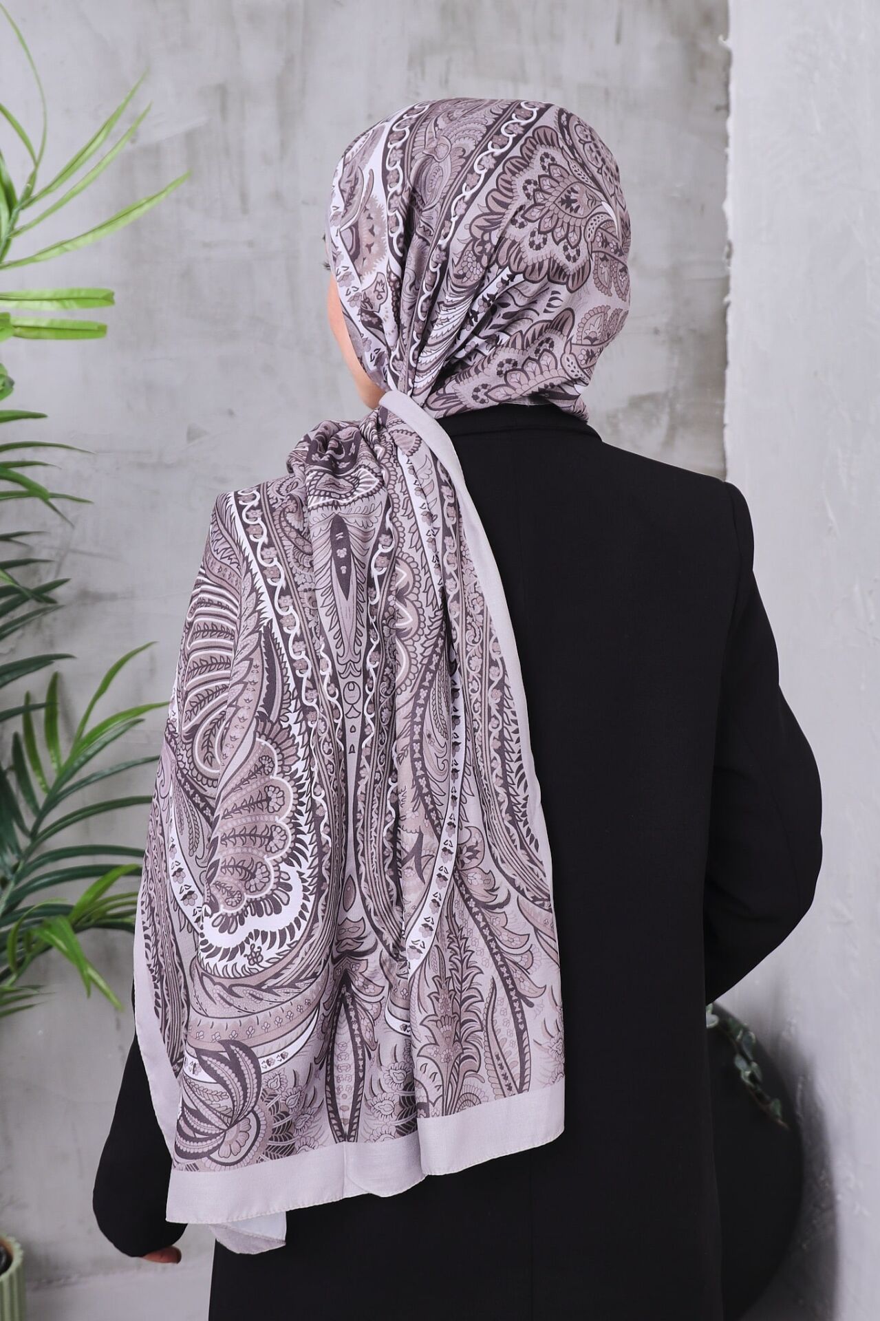 Etnik Desen Retro Soft Şal