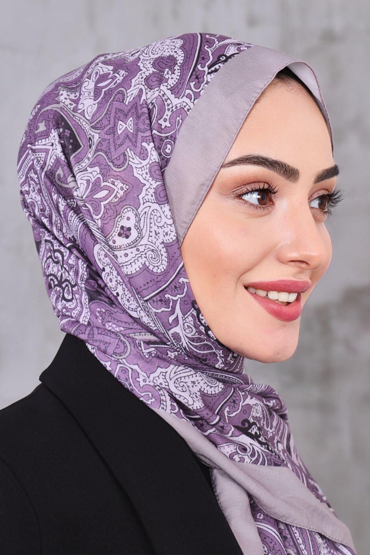 Etnik Desen Retro Soft Şal