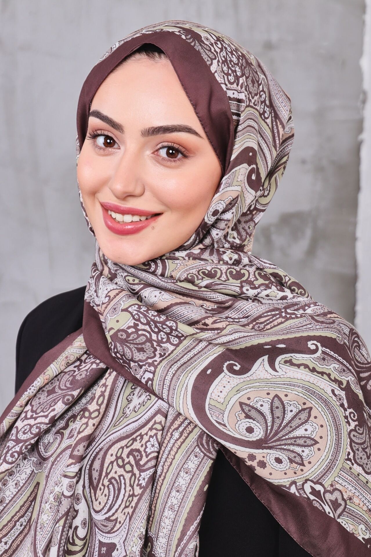 Etnik Desen Retro Soft Şal