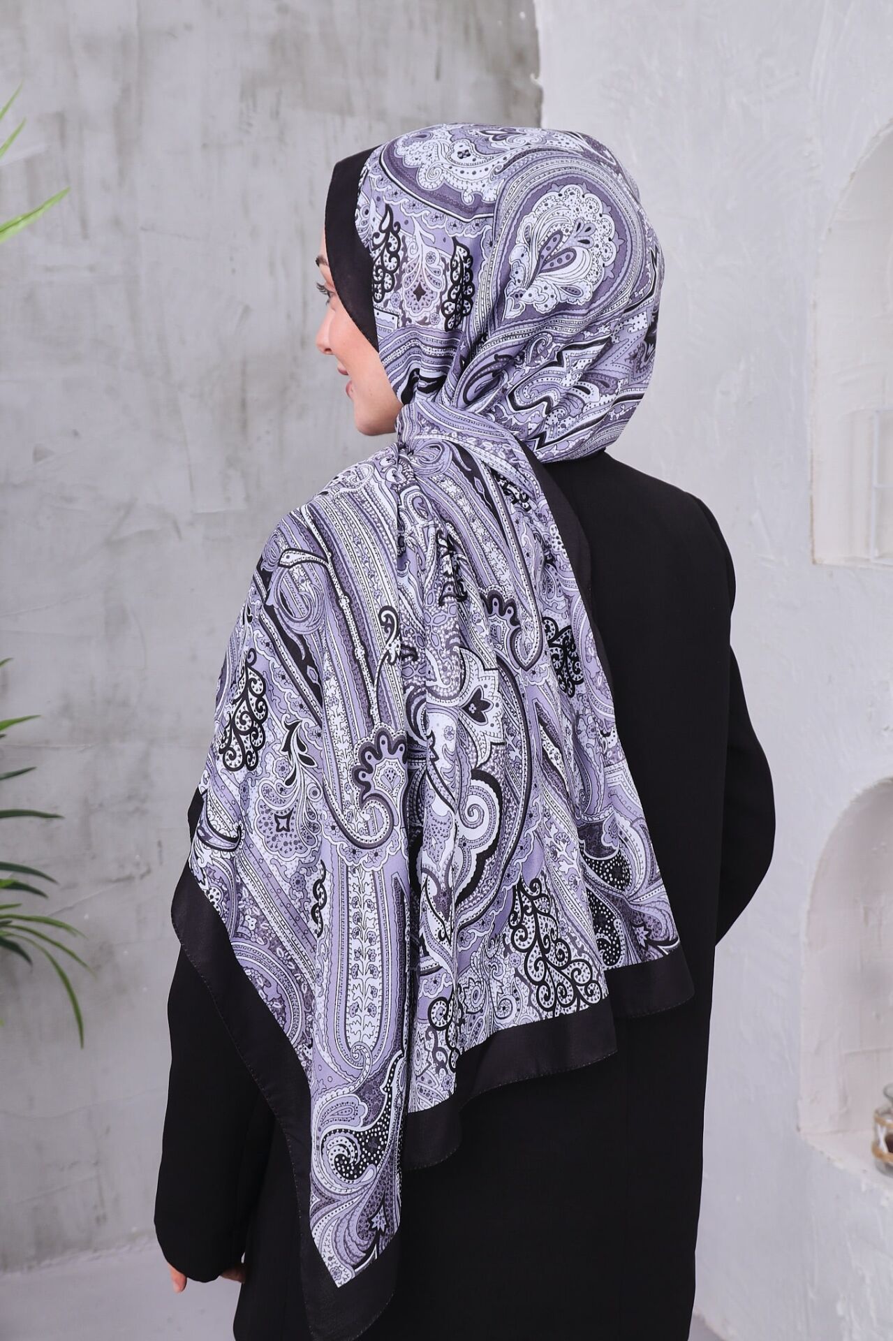 Etnik Desen Retro Soft Şal