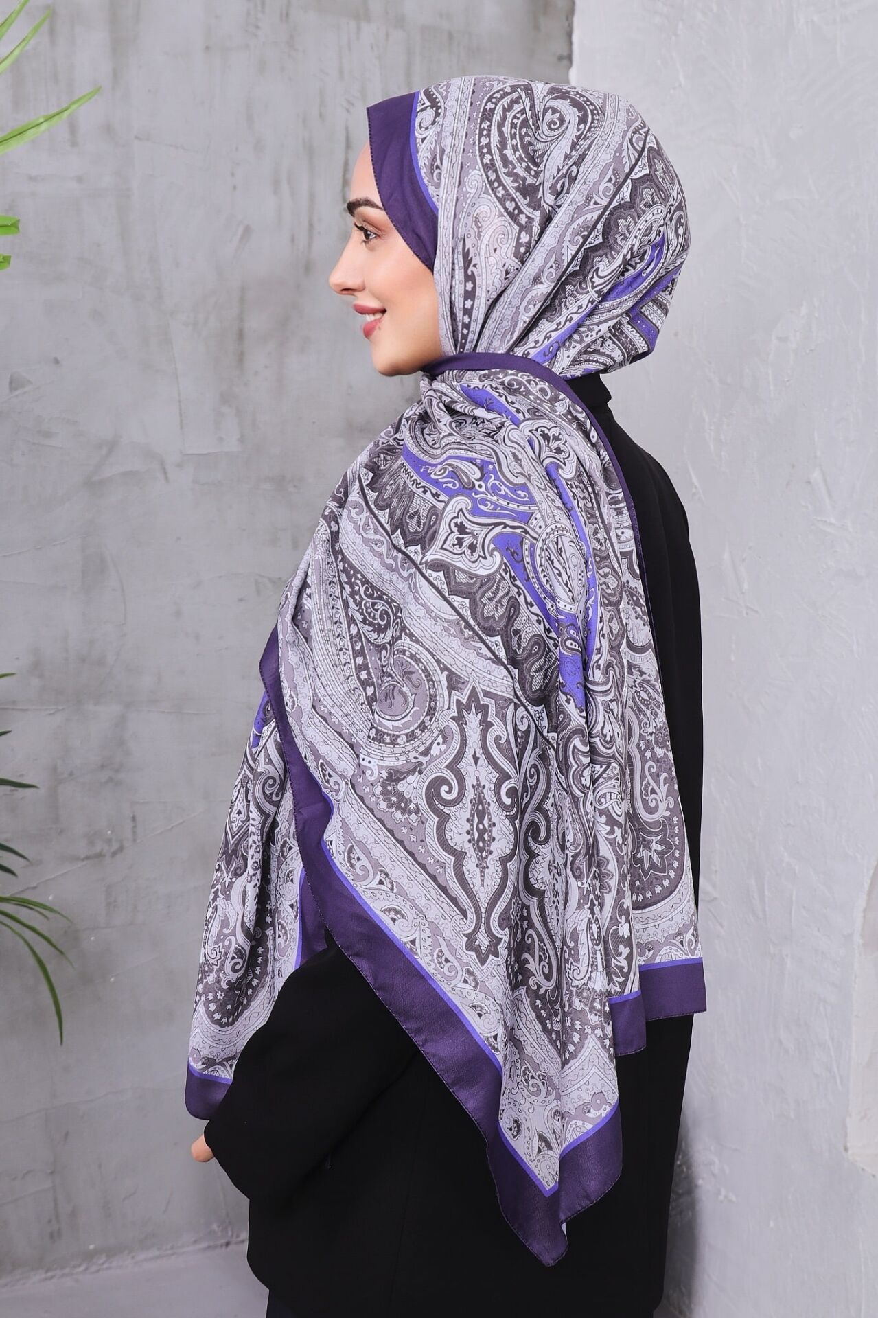 Etnik Desen Retro Soft Şal