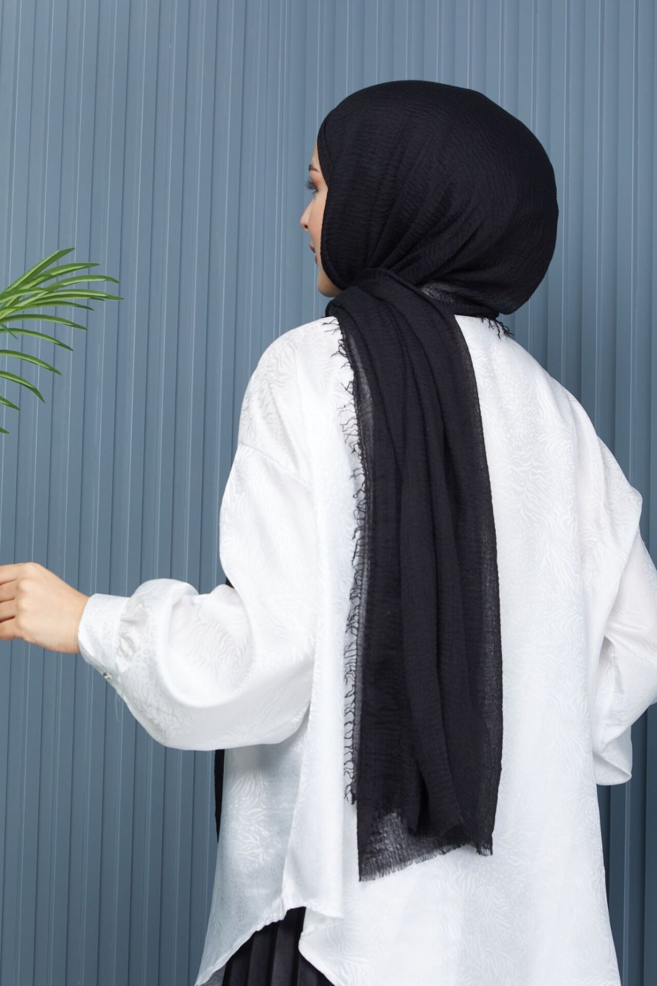 Pamuksu Parlak Bürümcük Şal