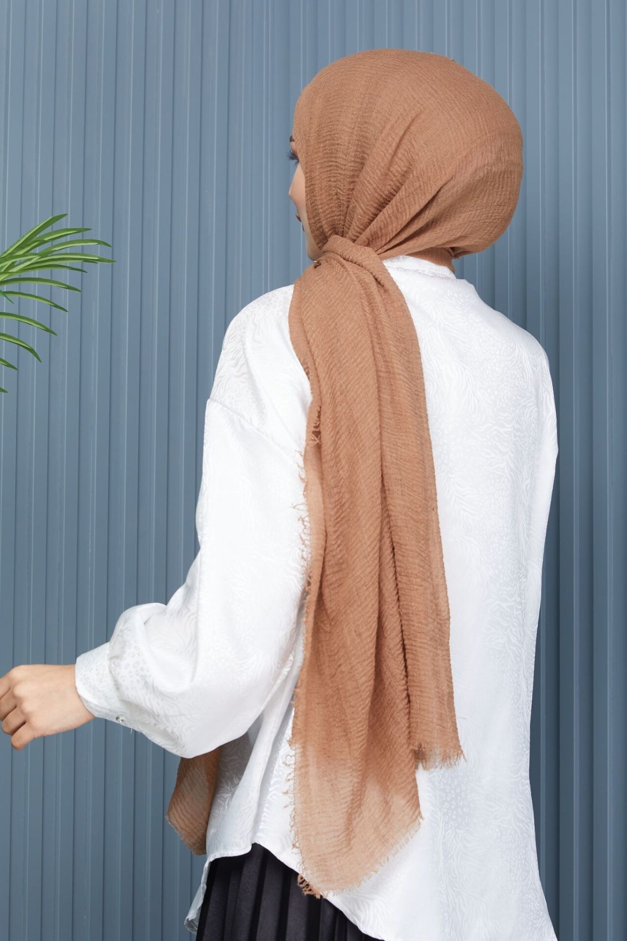 Pamuksu Parlak Bürümcük Şal