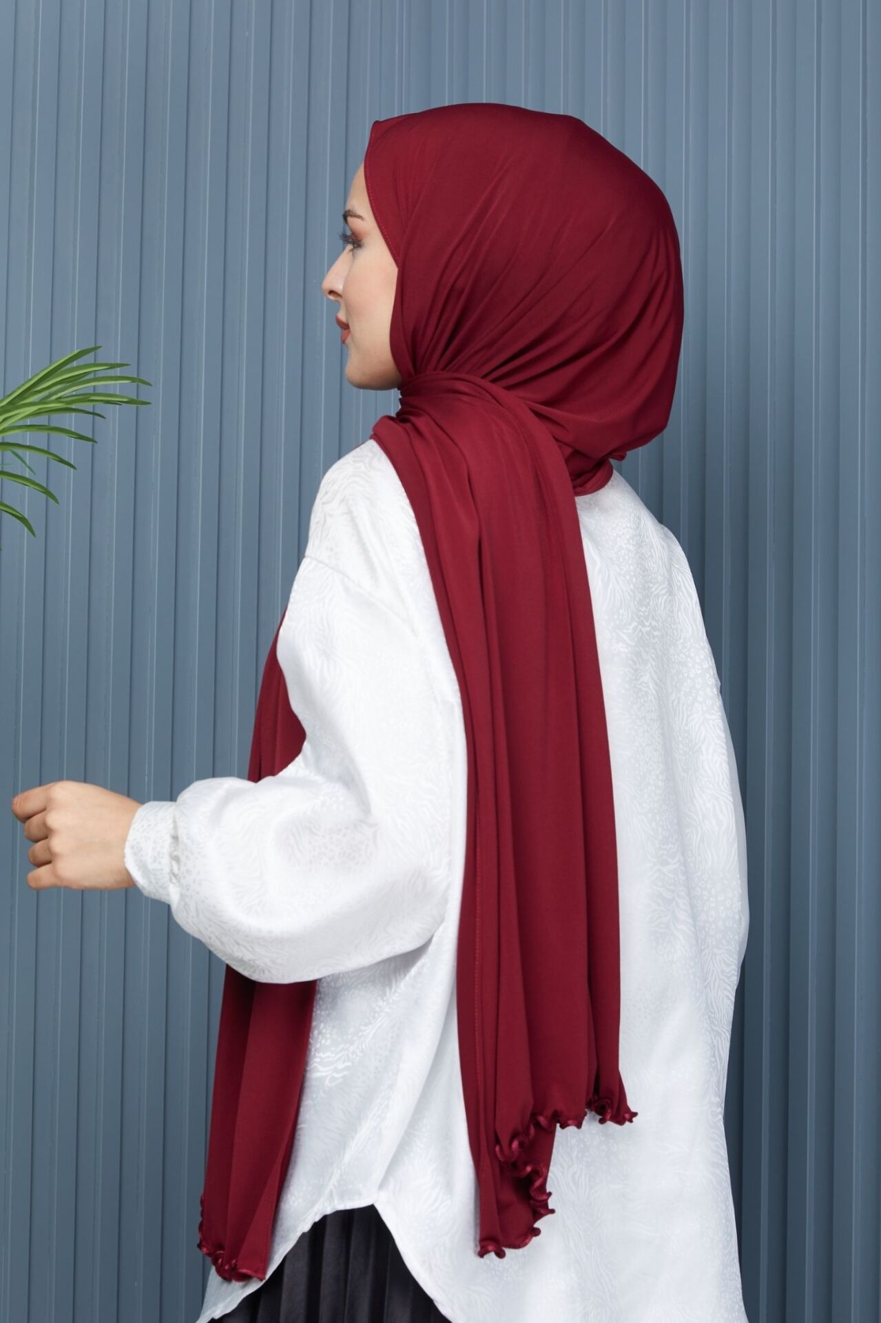 Kuyruklu Sandy Likra Şal