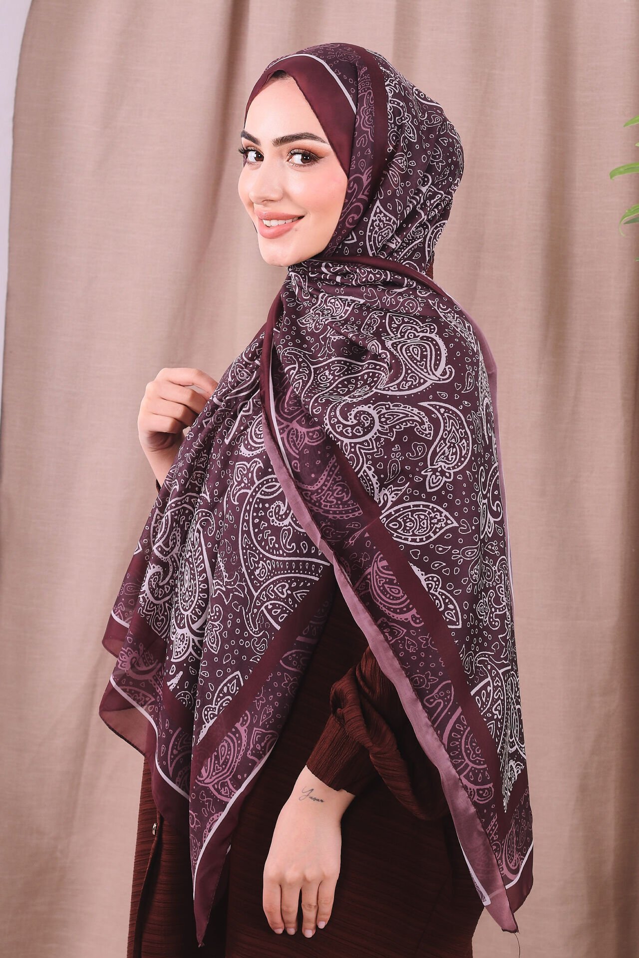 İpeksi Hint Vual Şal