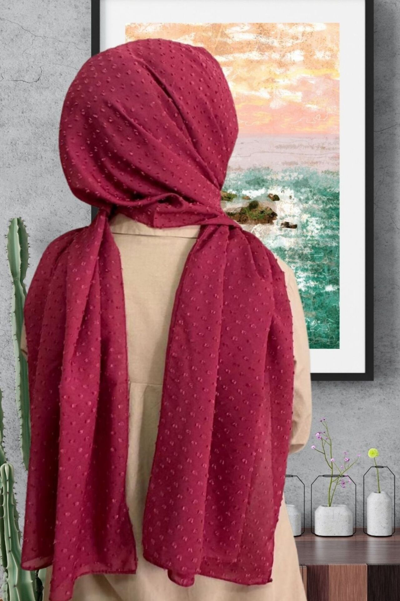 Pıt Pıt Şifon Şal