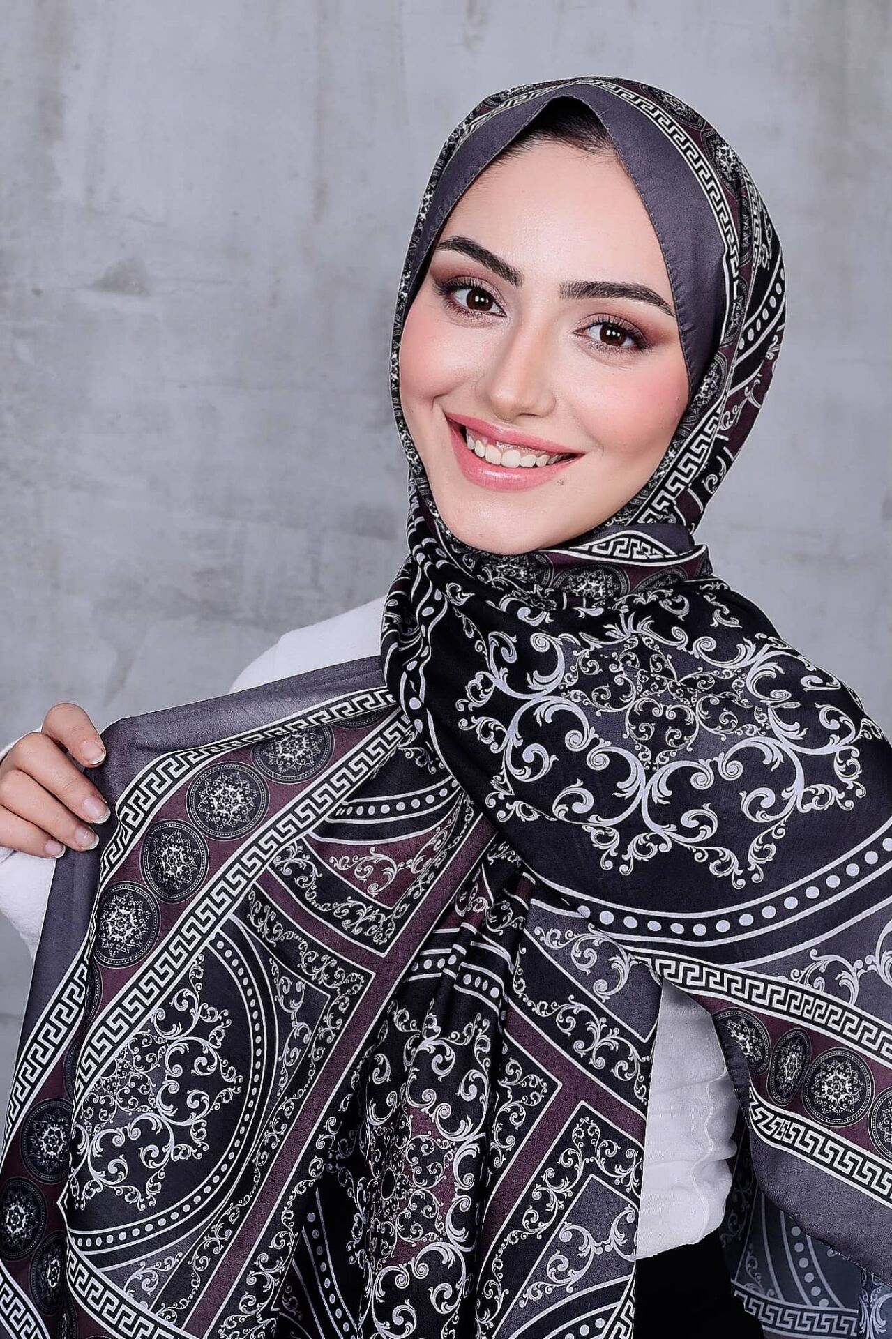 Etnik Desen Retro Soft Şal