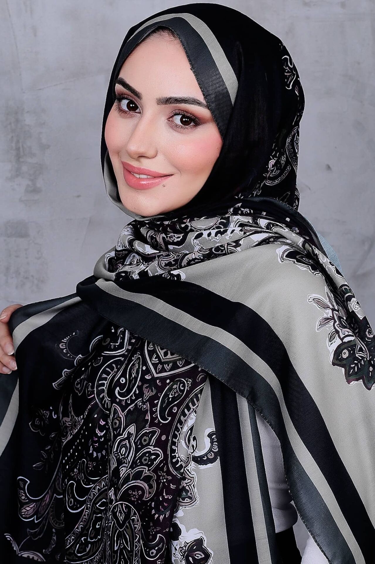 Etnik Desen Retro Soft Şal