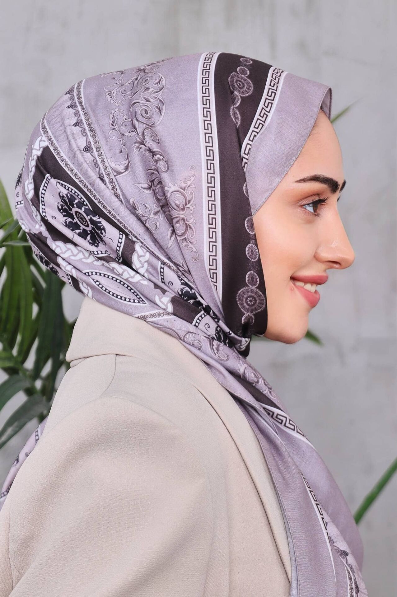 Etnik Desen Retro Soft Şal