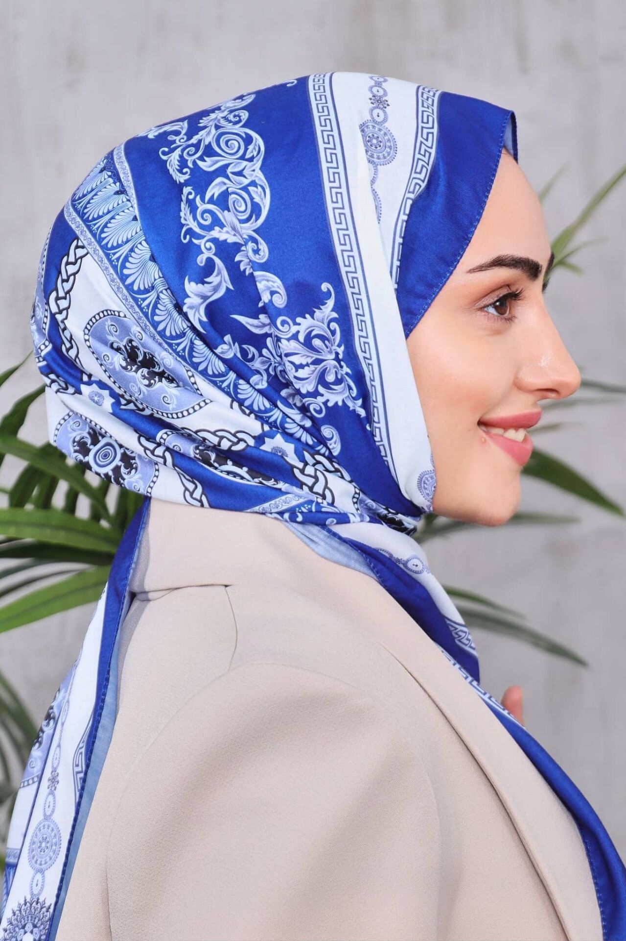 Etnik Desen Retro Soft Şal