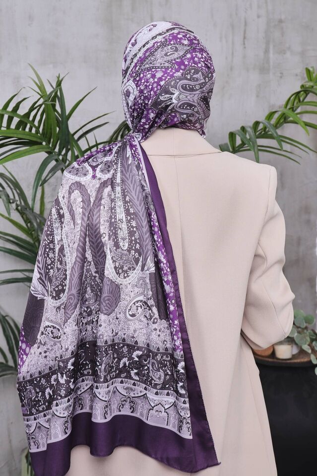 Etnik Desen Retro Soft Şal