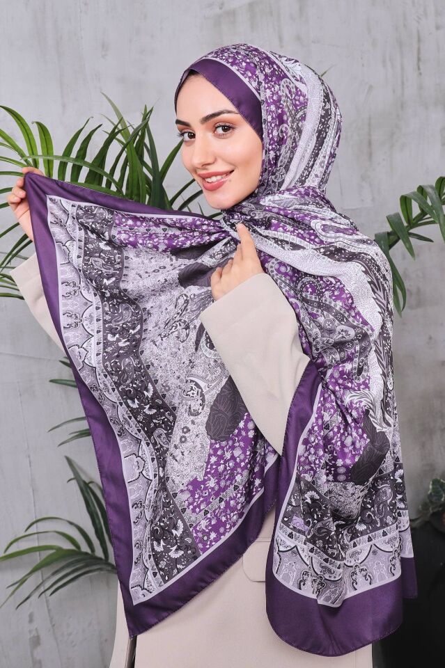 Etnik Desen Retro Soft Şal
