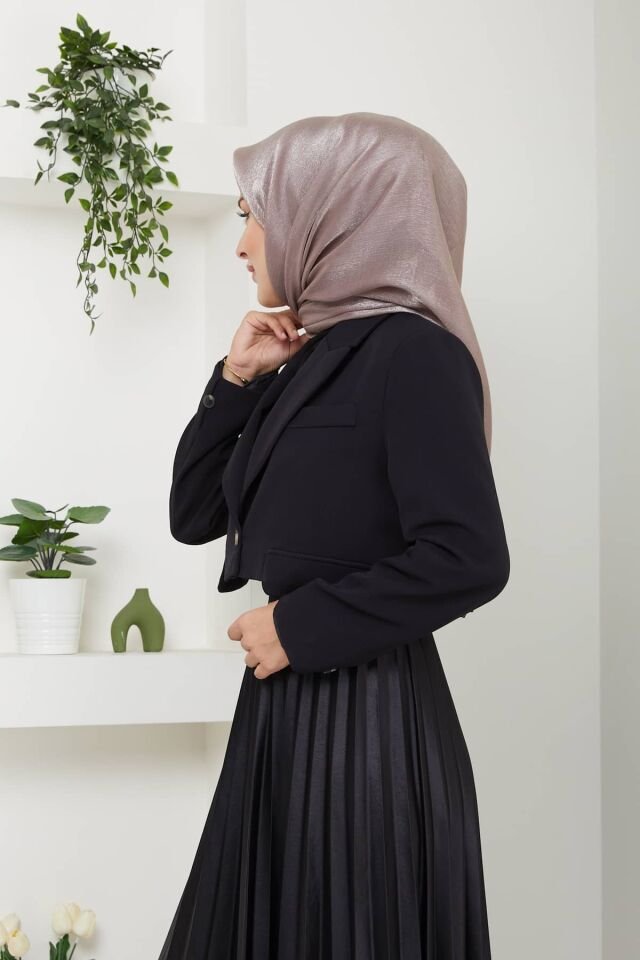 Mina Parlak Abiye Eşarp