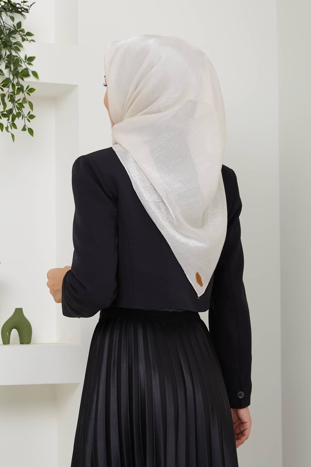 Mina Parlak Abiye Eşarp