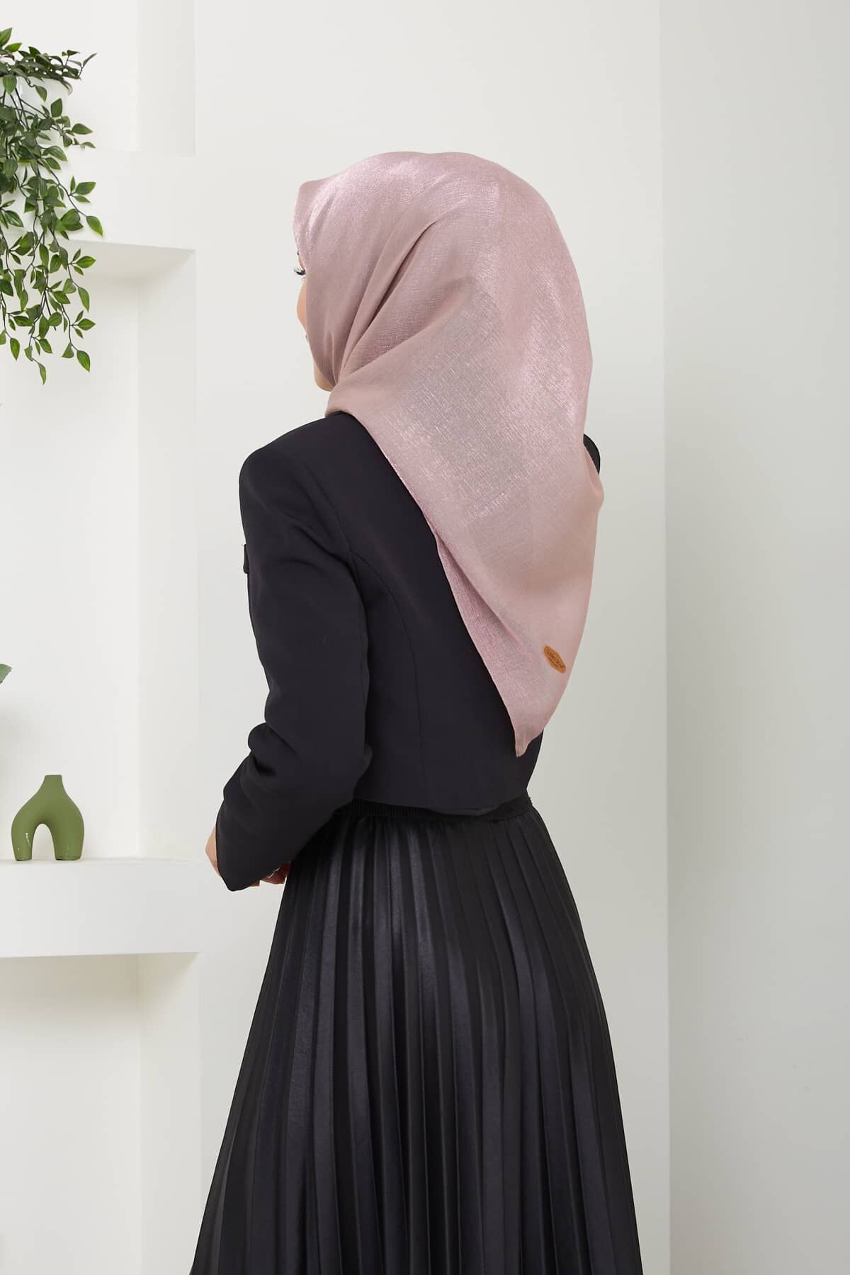 Mina Parlak Abiye Eşarp