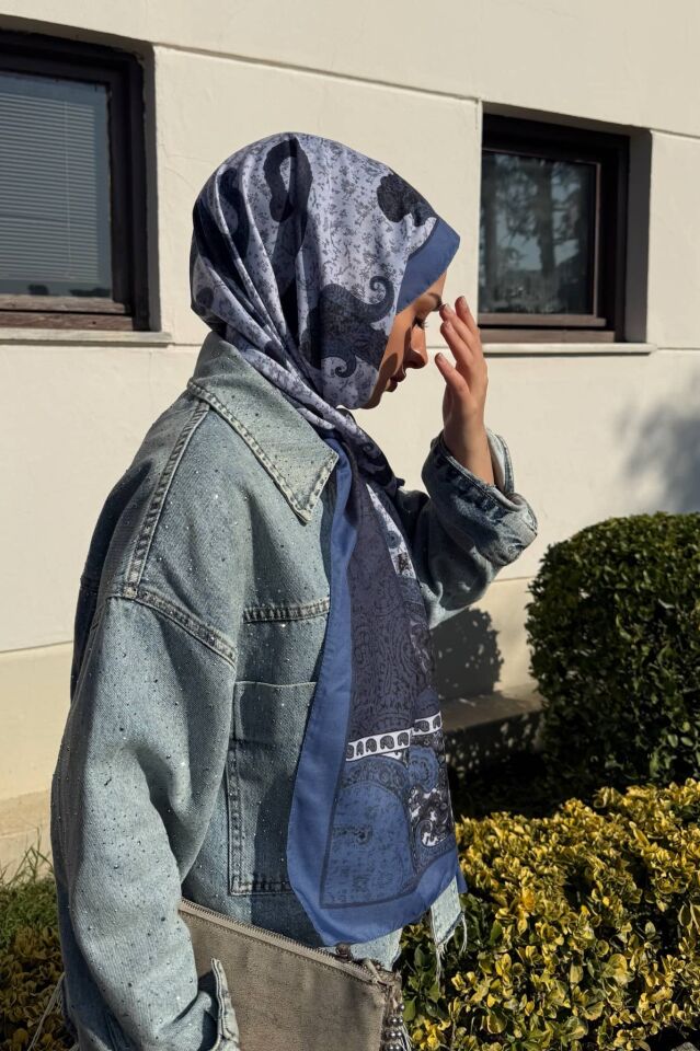 Etnik Desen Retro Soft Şal