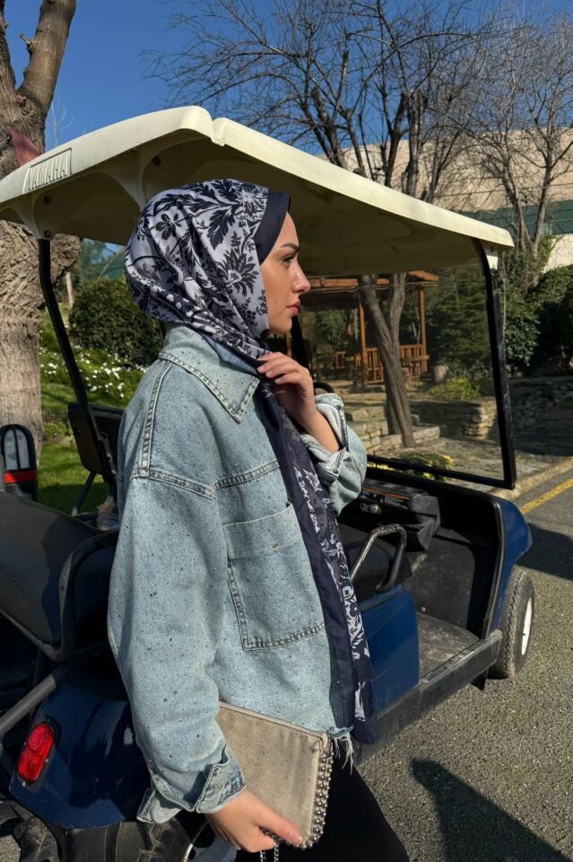 Etnik Desen Retro Soft Şal