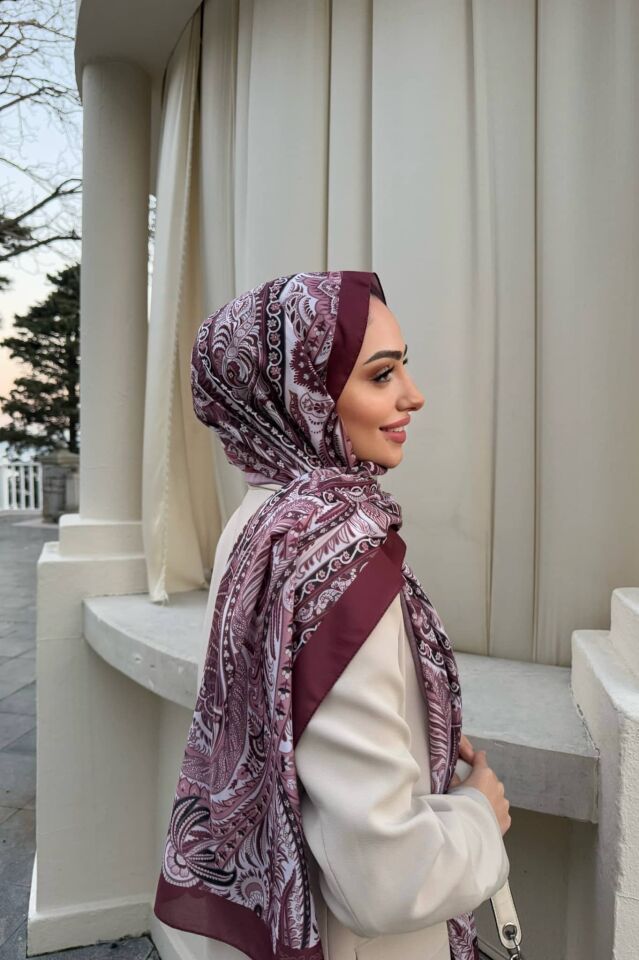 Etnik Desen Retro Soft Şal