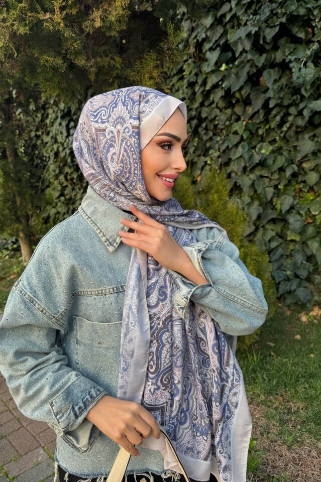 Etnik Desen Retro Soft Şal
