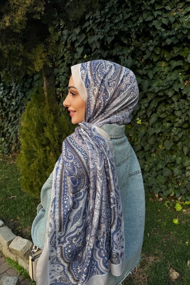 Etnik Desen Retro Soft Şal