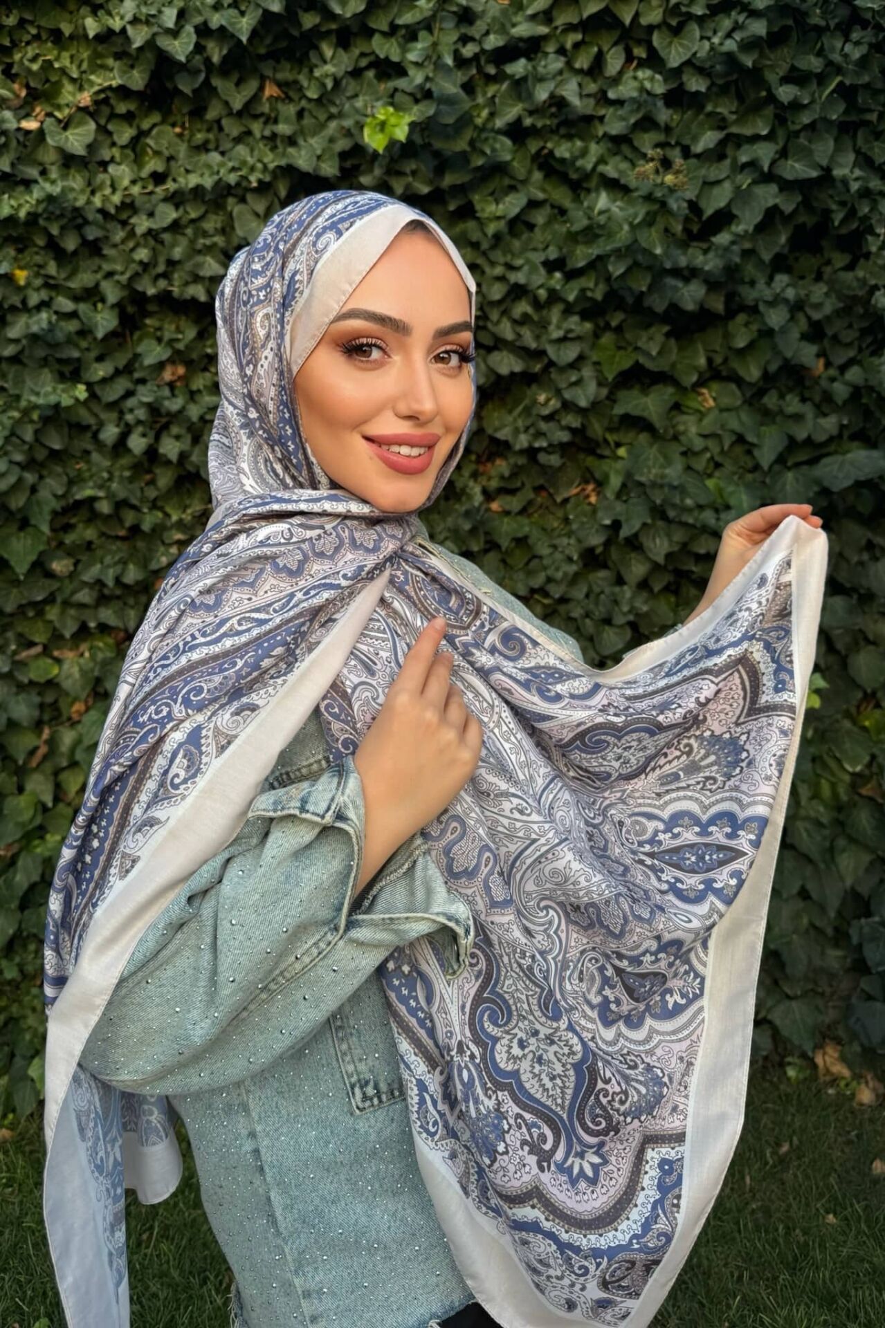 Etnik Desen Retro Soft Şal