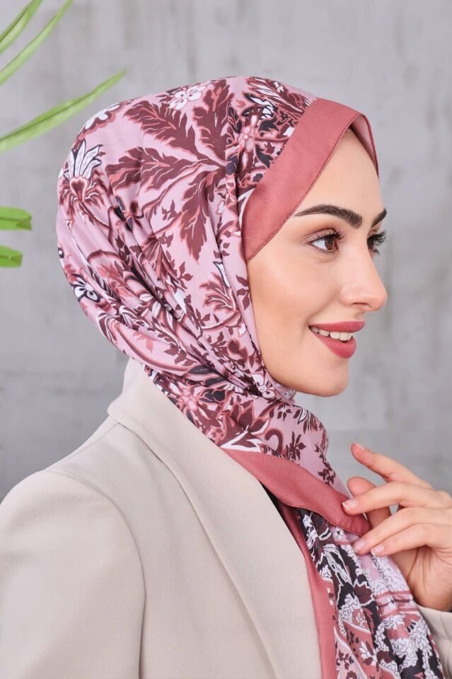 Etnik Desen Retro Soft Şal