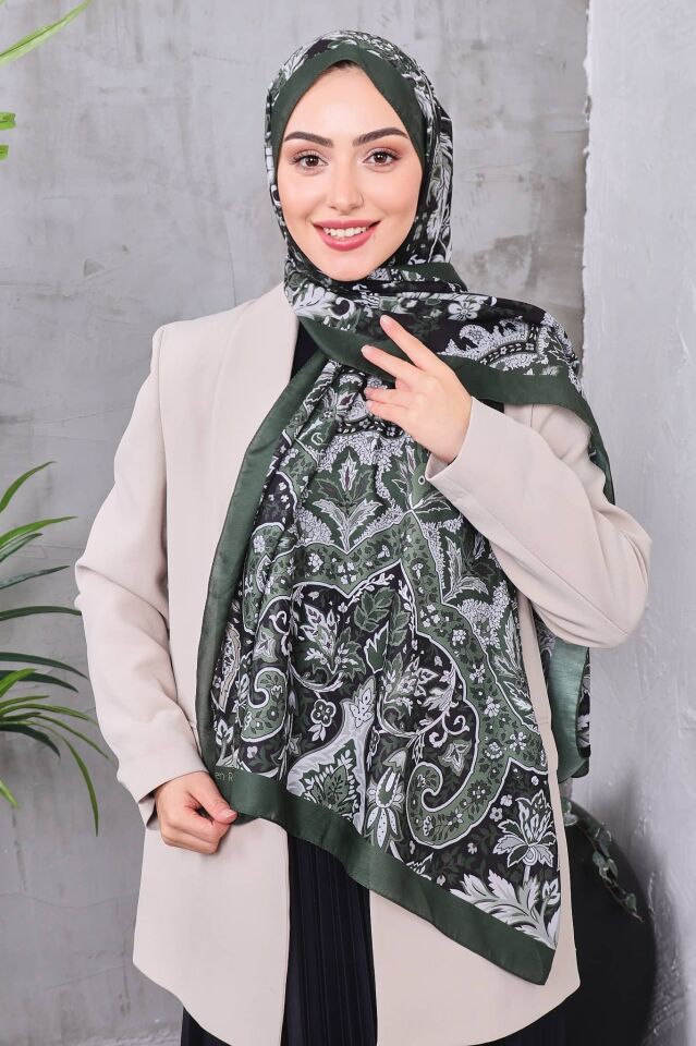 Etnik Desen Retro Soft Şal