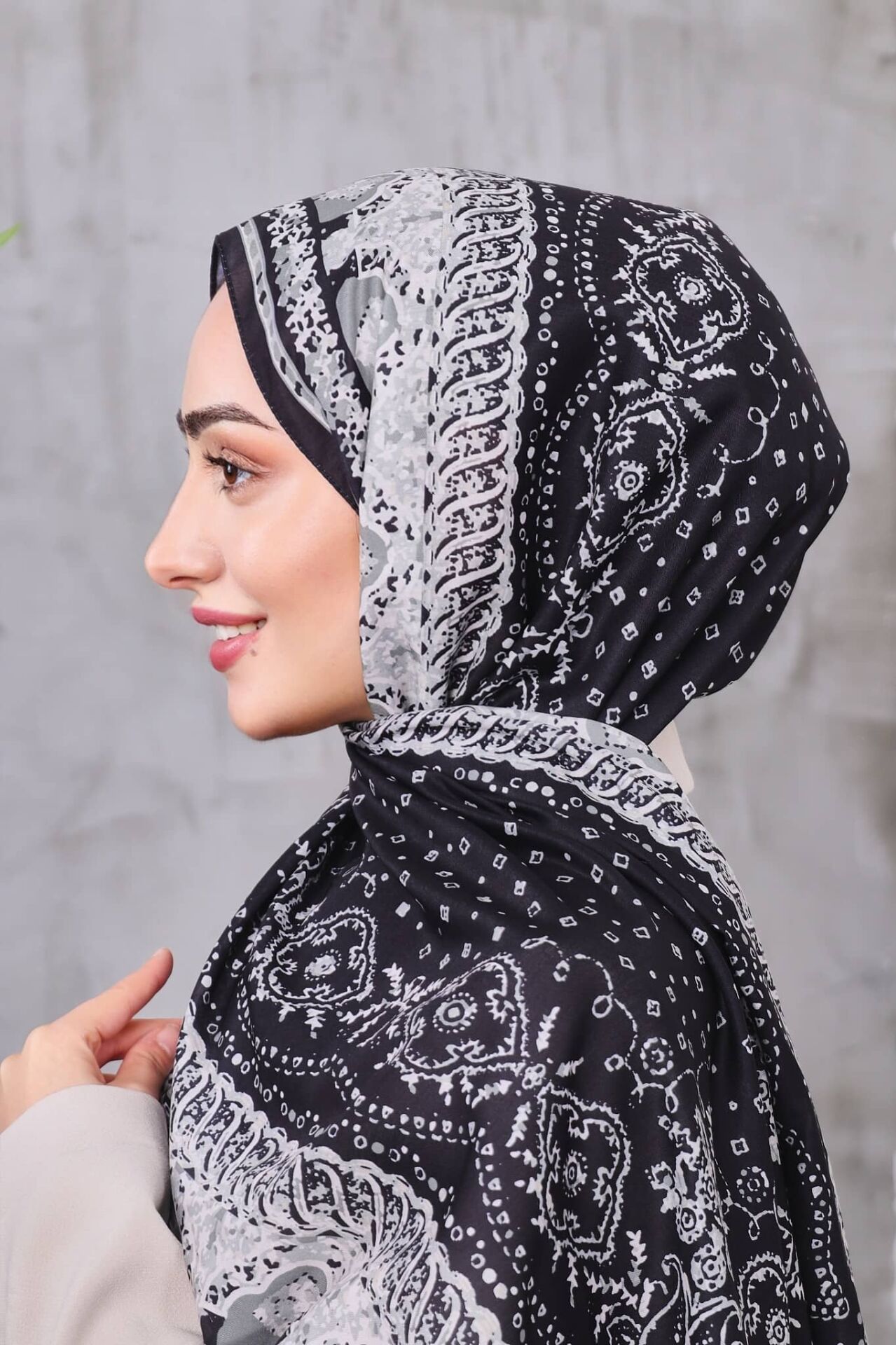 Etnik Desen Retro Soft Şal