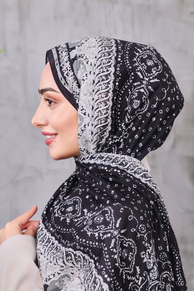 Etnik Desen Retro Soft Şal