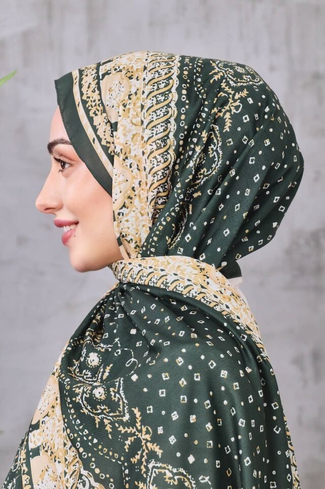 Etnik Desen Retro Soft Şal