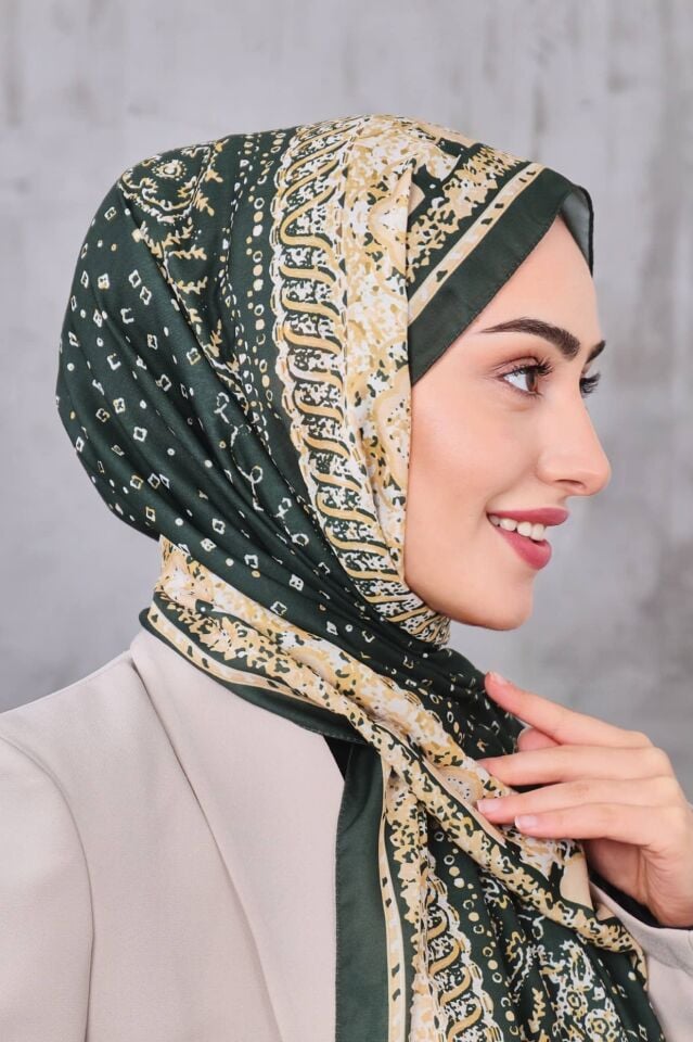 Etnik Desen Retro Soft Şal