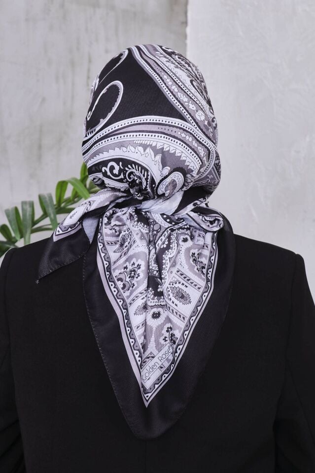 Etnik Desen Retro Soft Eşarp