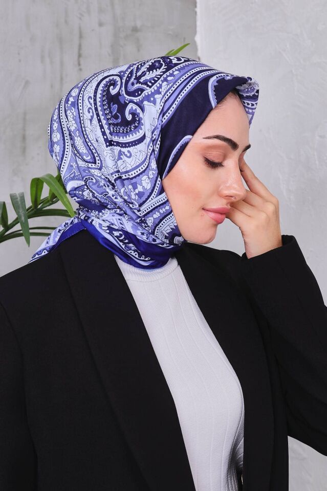 Etnik Desen Retro Soft Eşarp
