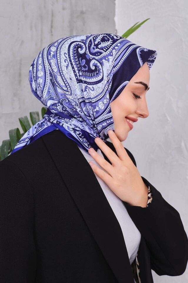 Etnik Desen Retro Soft Eşarp