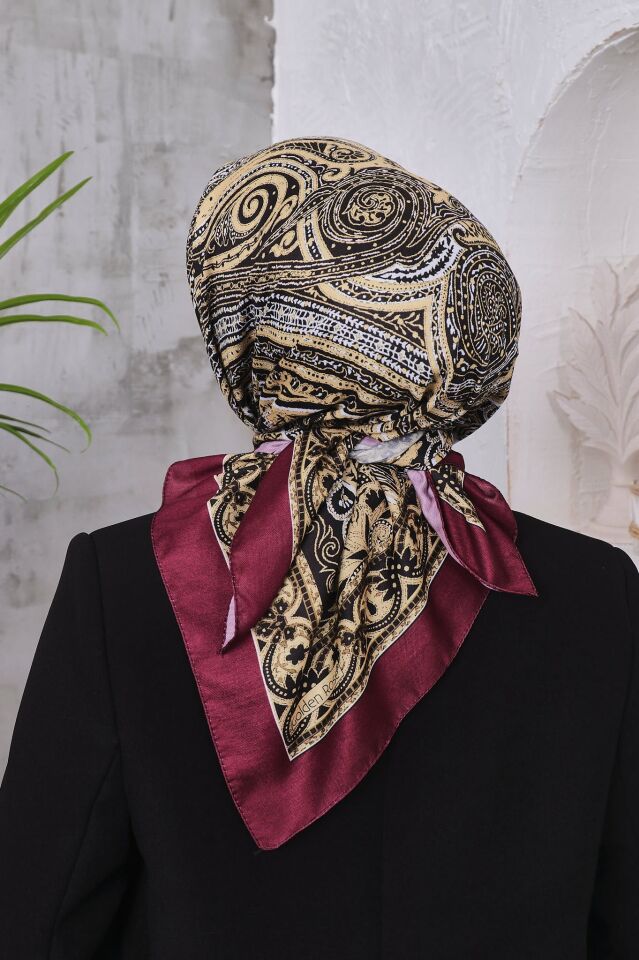 Etnik Desen Retro Soft Eşarp