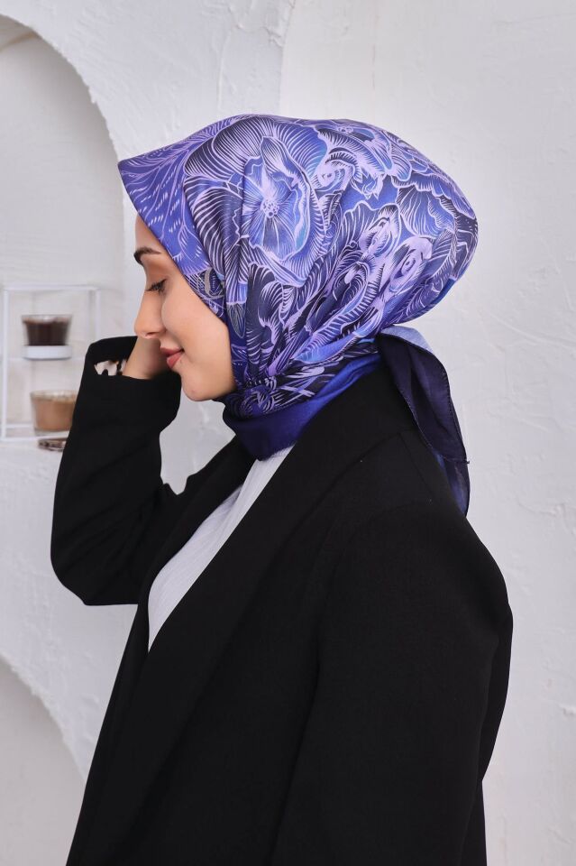 Etnik Desen Retro Soft Eşarp